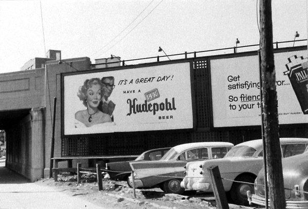 Hudephol Beer Billboard 1959